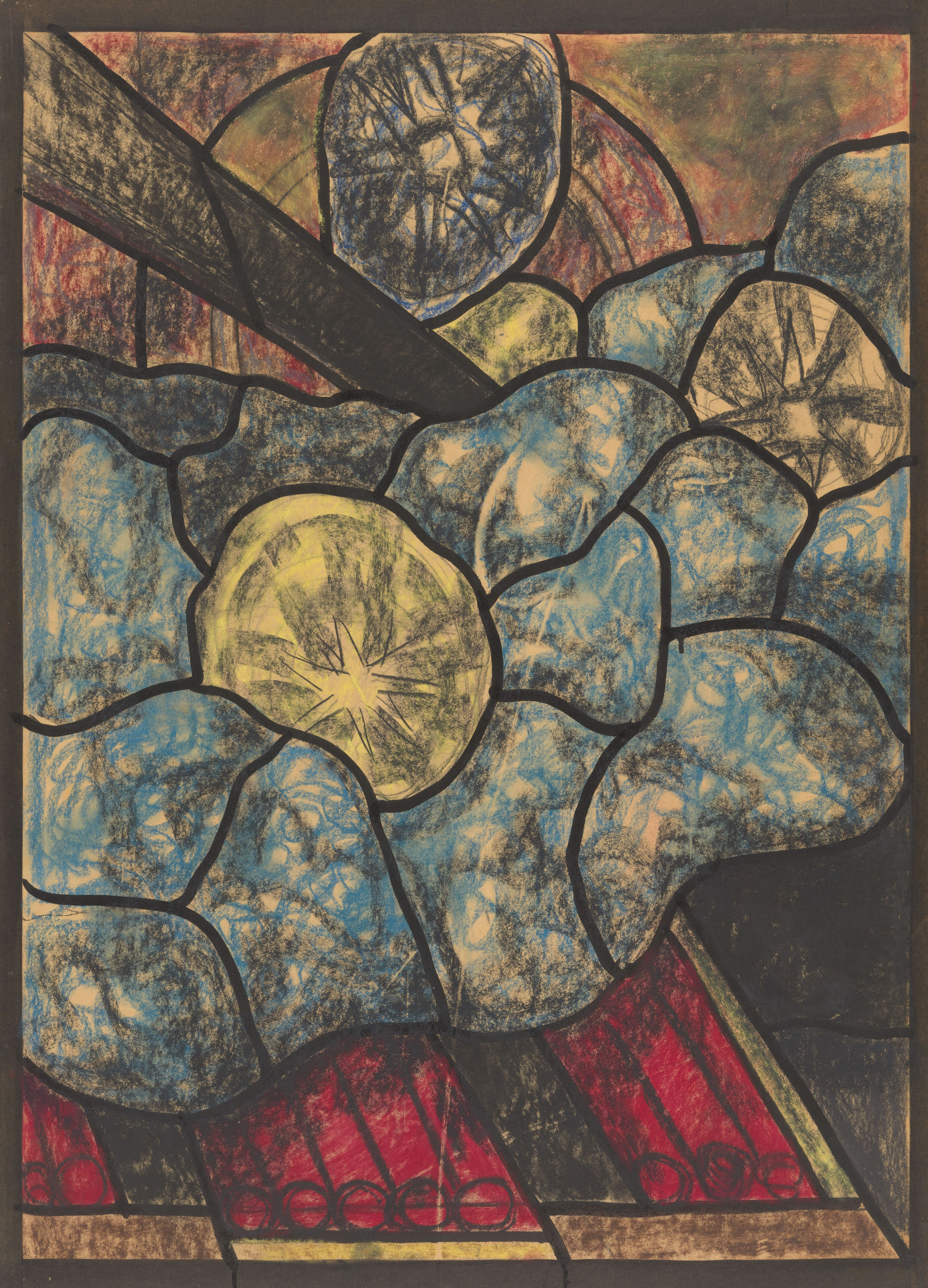 Ontwerp voor raam in het Noordertransept in de Dom te Utrecht