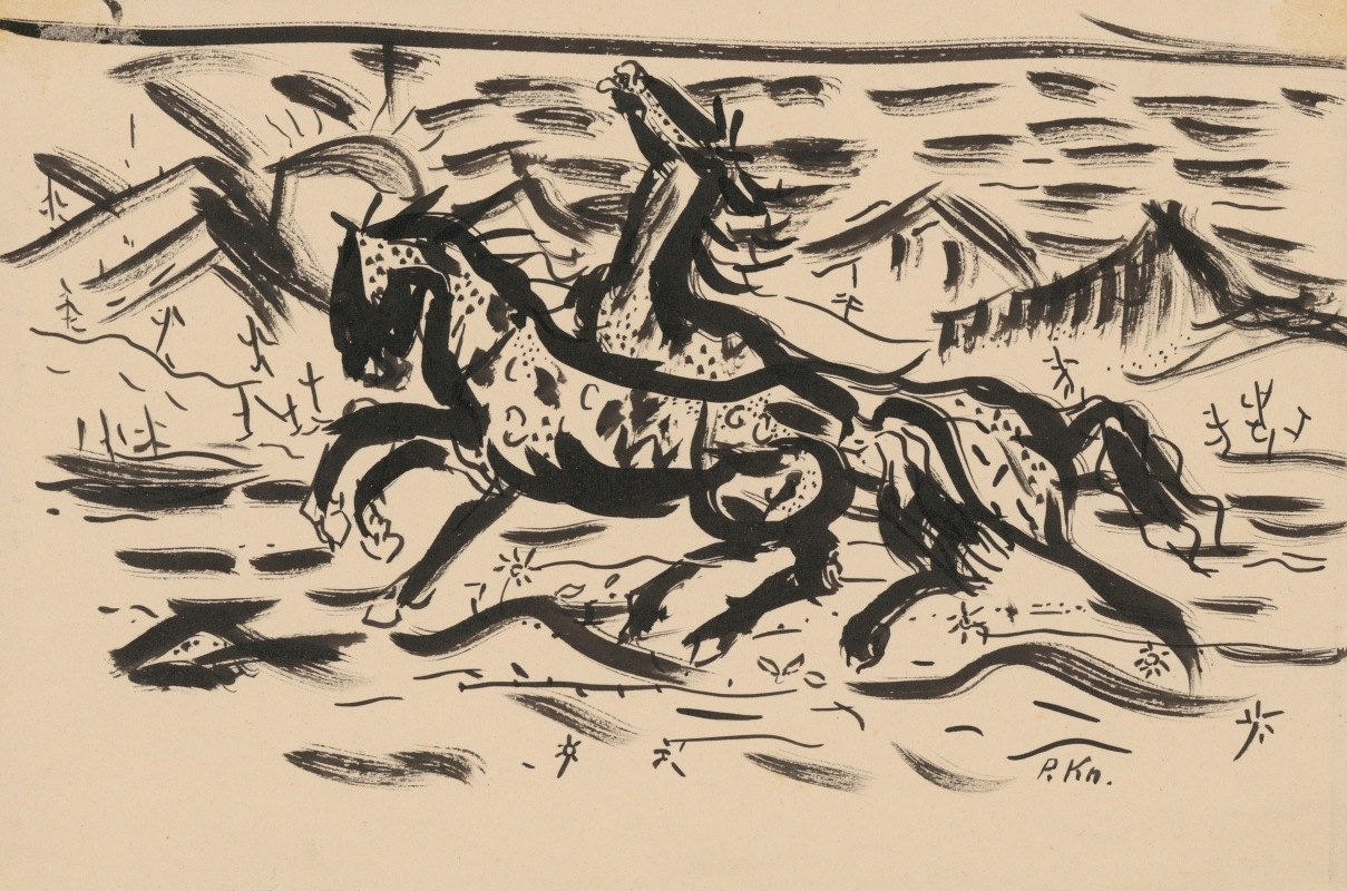 Galloping Horses / Arnold Peter Weisz-Kubínčan