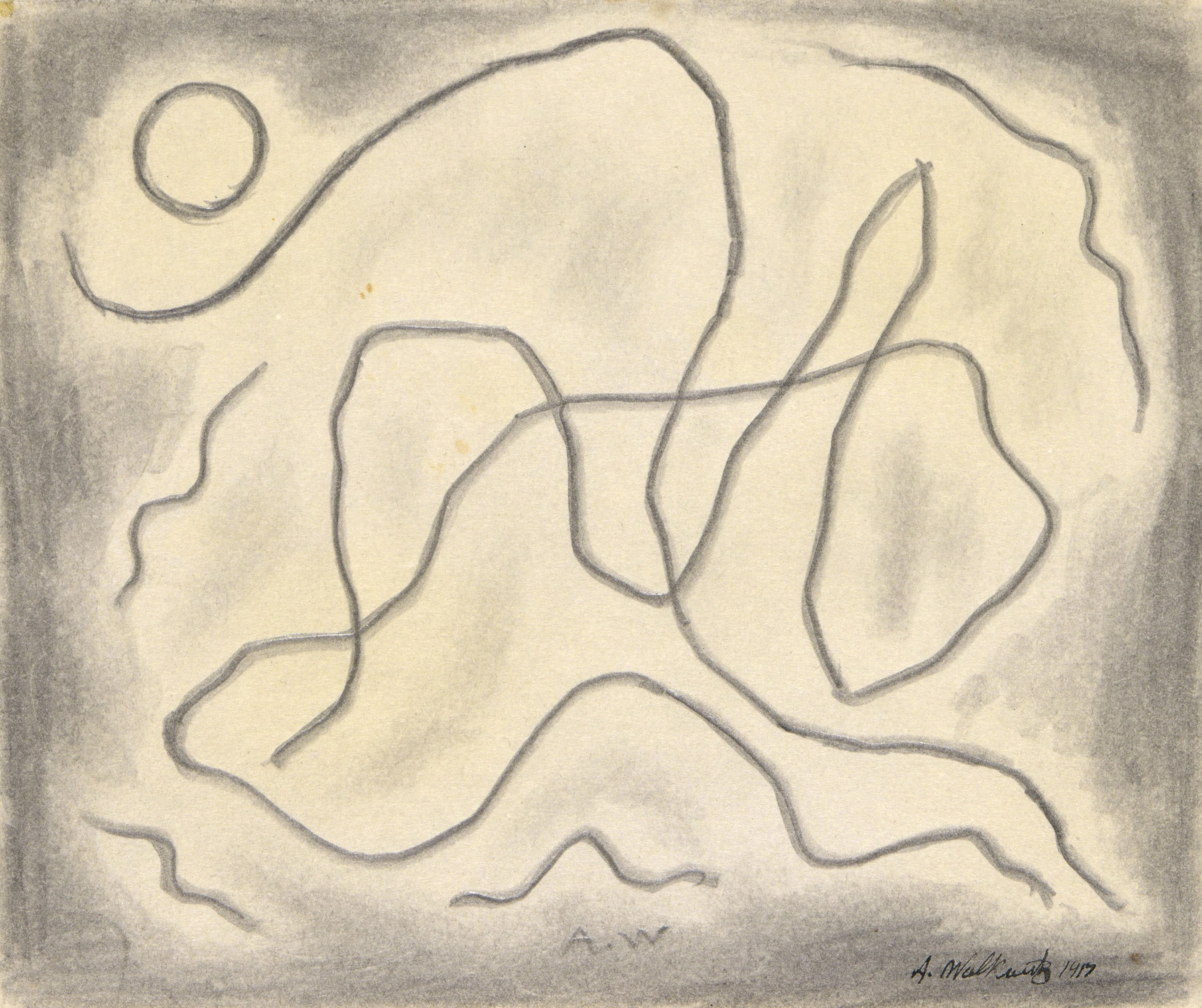 Rhythmic Lines Dance Abstraction