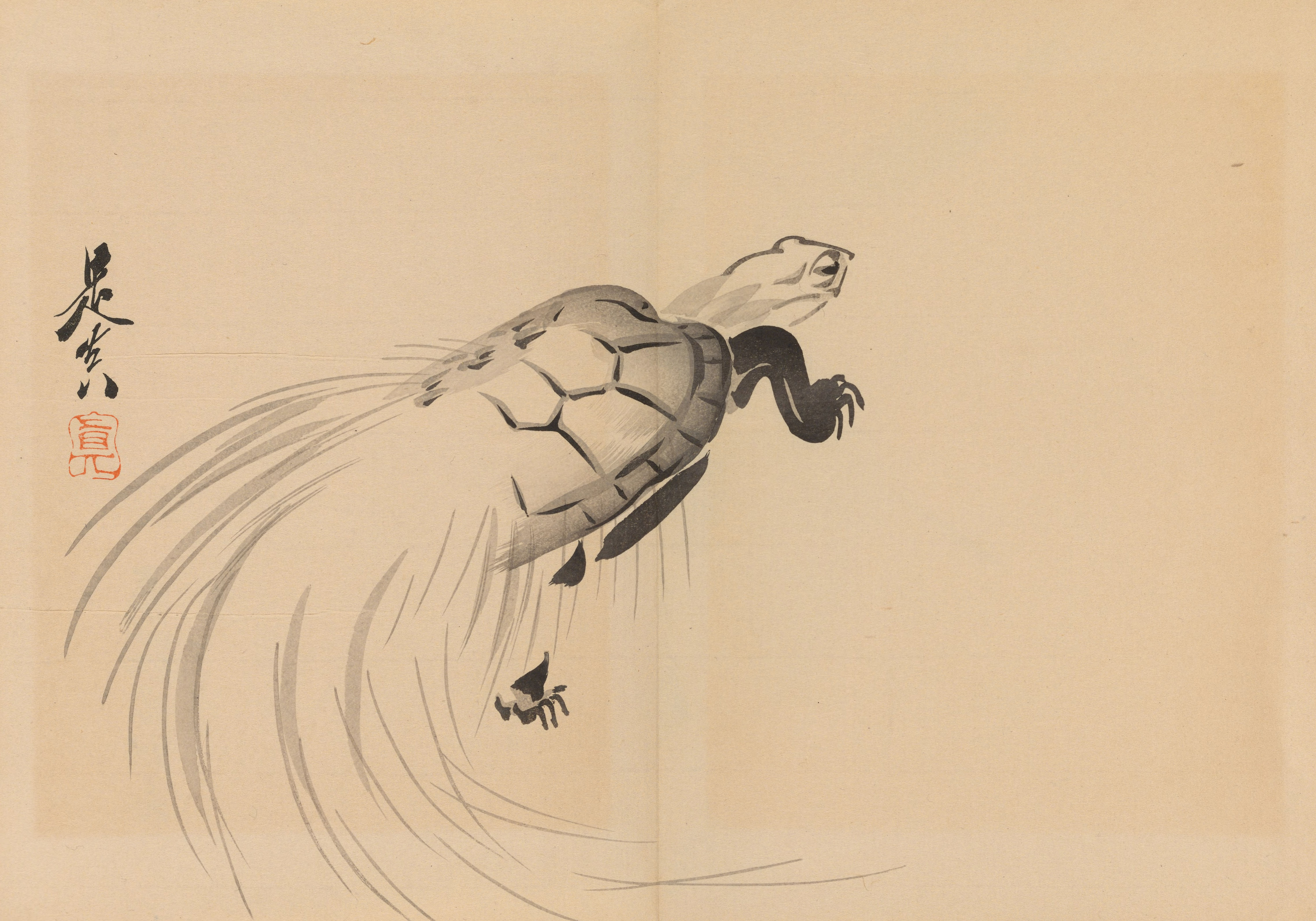 Zeshin iboku tairyūkyo gafu, Pl.12 / Shibata Zeshin