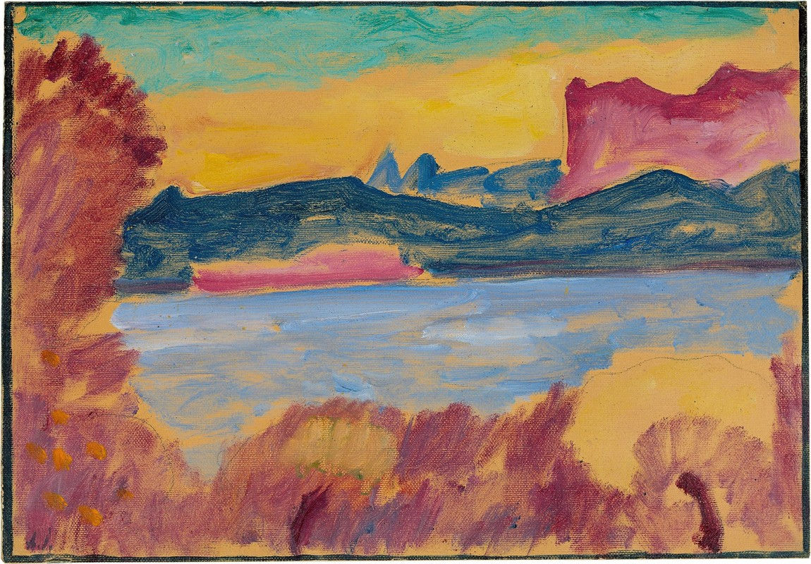 Landscape, Lake Geneva / Alexej von Jawlensky