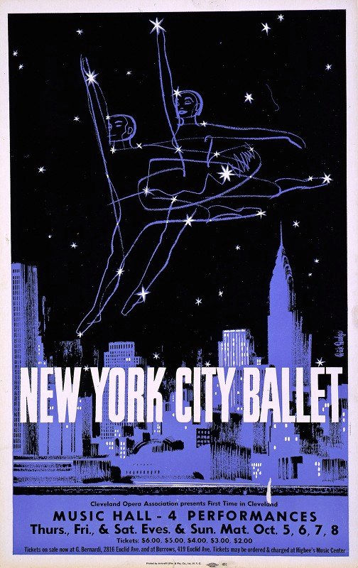 New York City ballet / Artcraft Lithograph