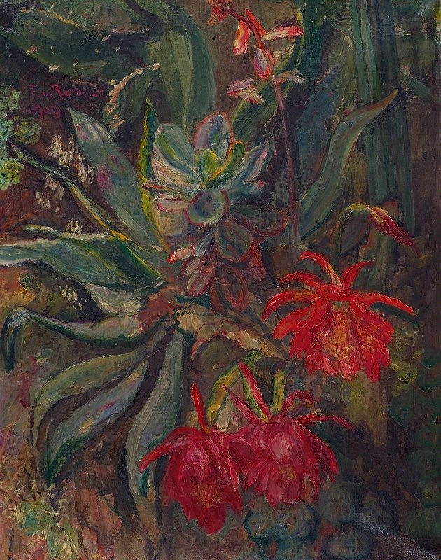 Blooming cacti / Friedrich von Radler