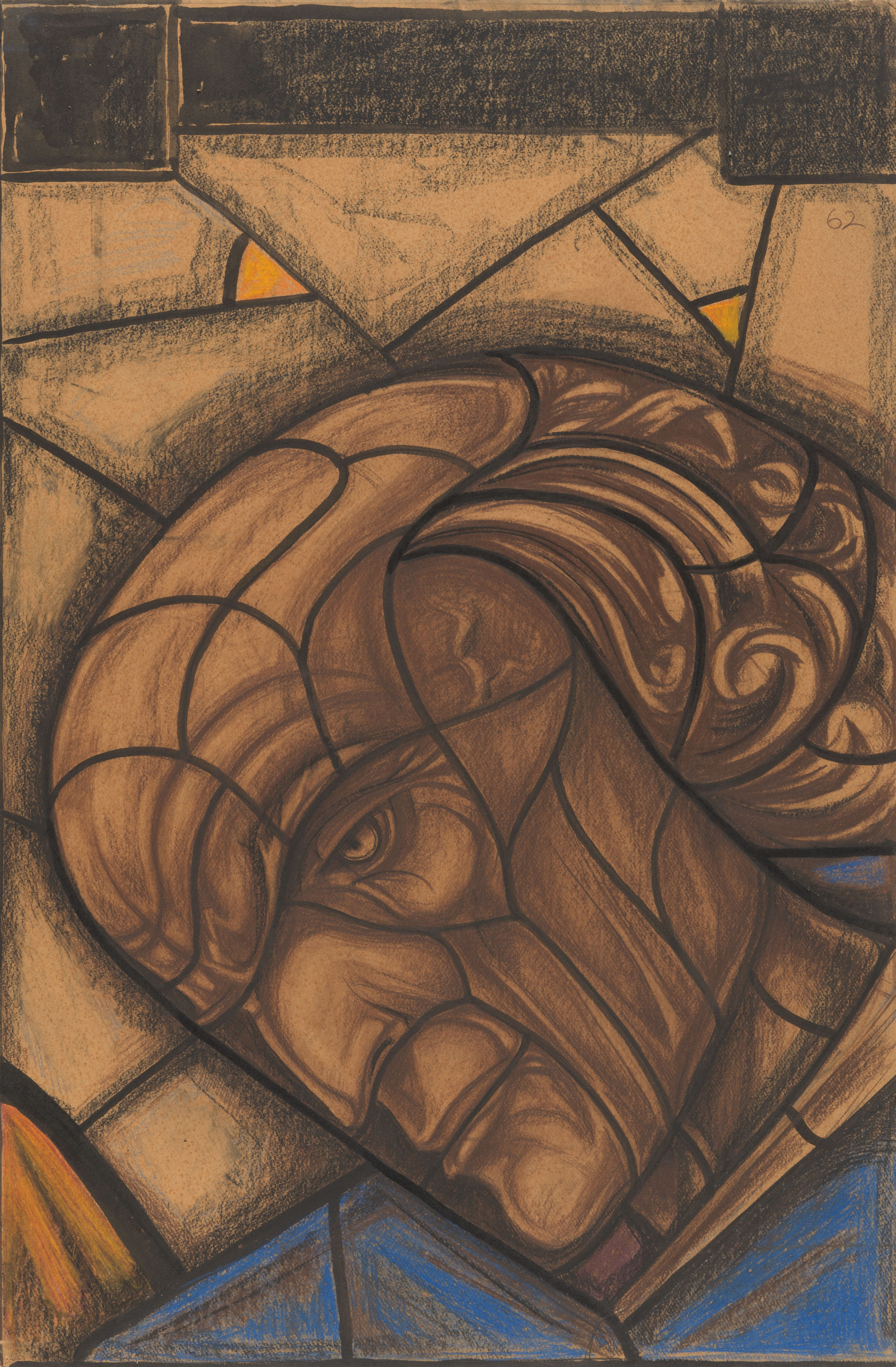 Ontwerp voor raam in het Noordertransept in de Dom te Utrecht