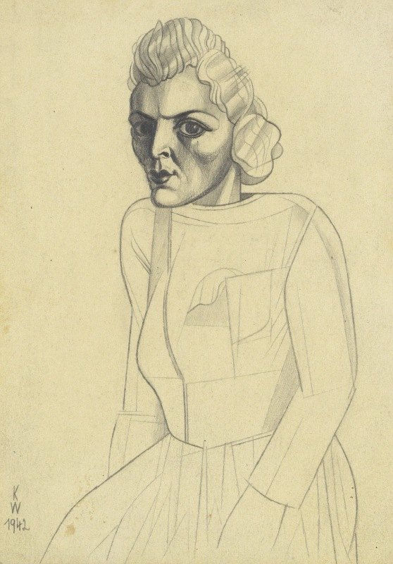 Untitled (female portrait) / Karl Wiener