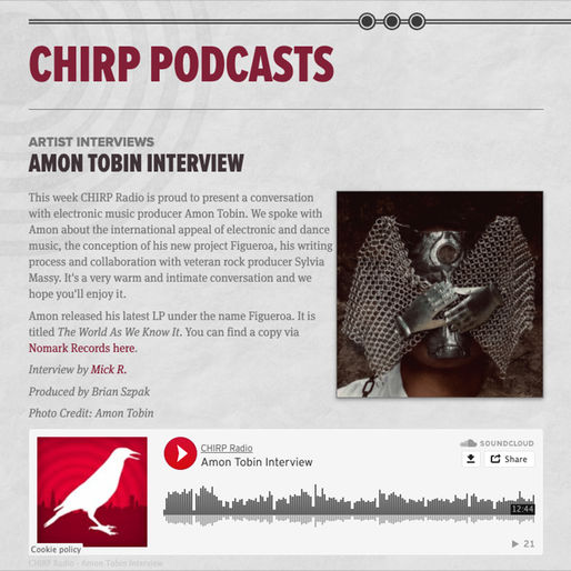 Chirp Radio interviews Amon