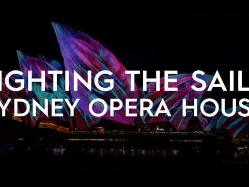 Projection-mapping Sydney Opera House