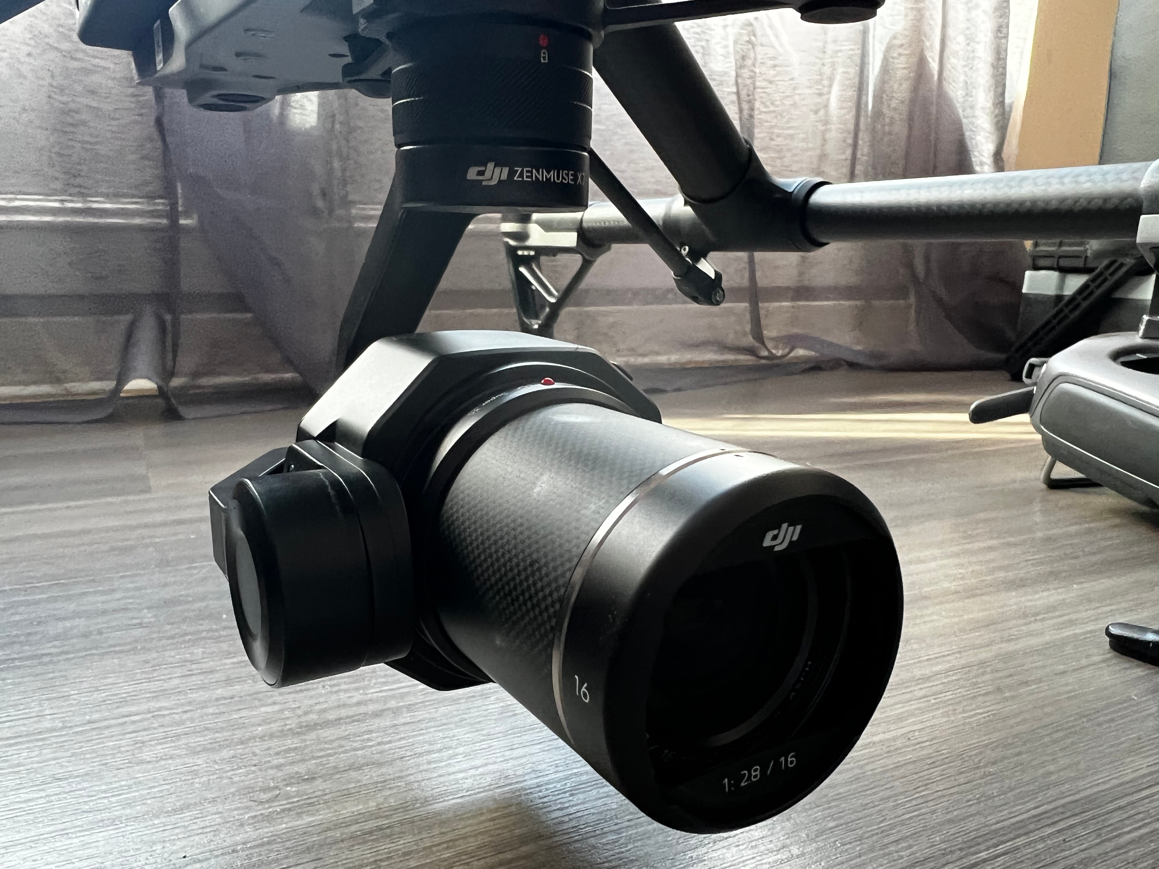 DJI Inspire 2 Zenmuse X7 gimbal met 16mm lens