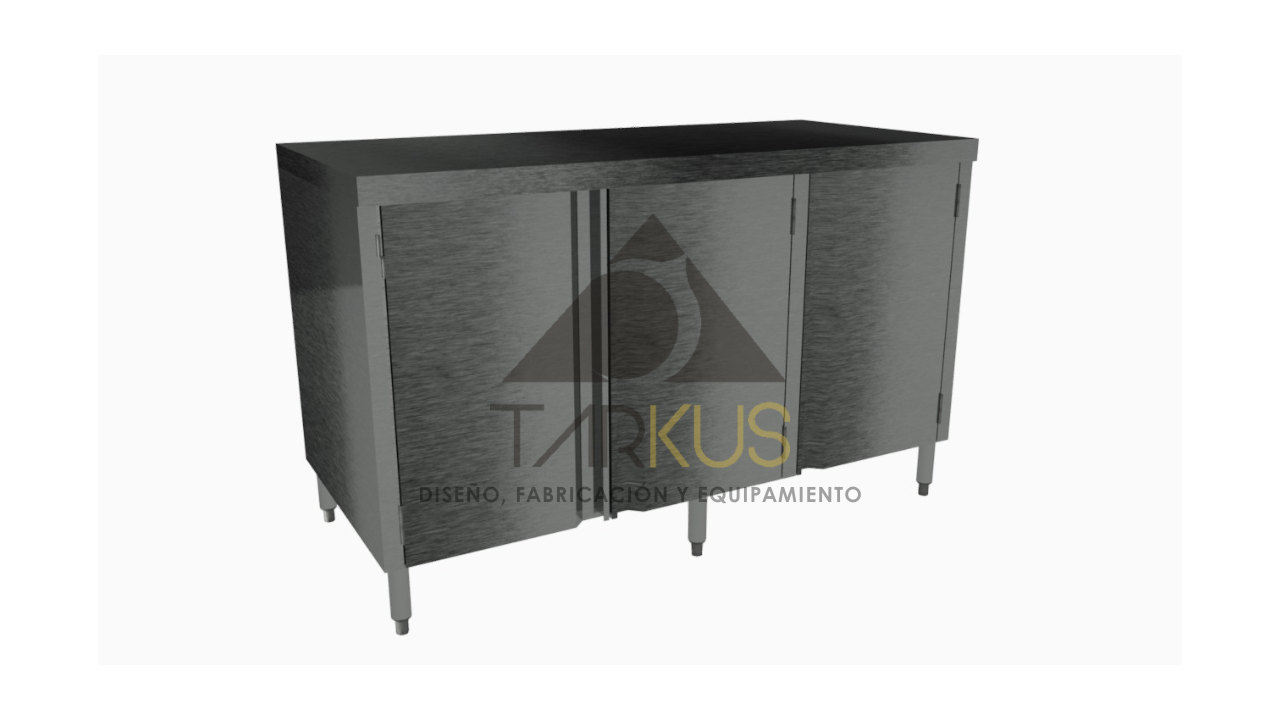 Gabinete con puerta abatible