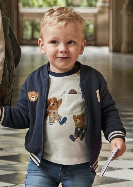 Mayoral 2059 Teddy Varsity T-shirt