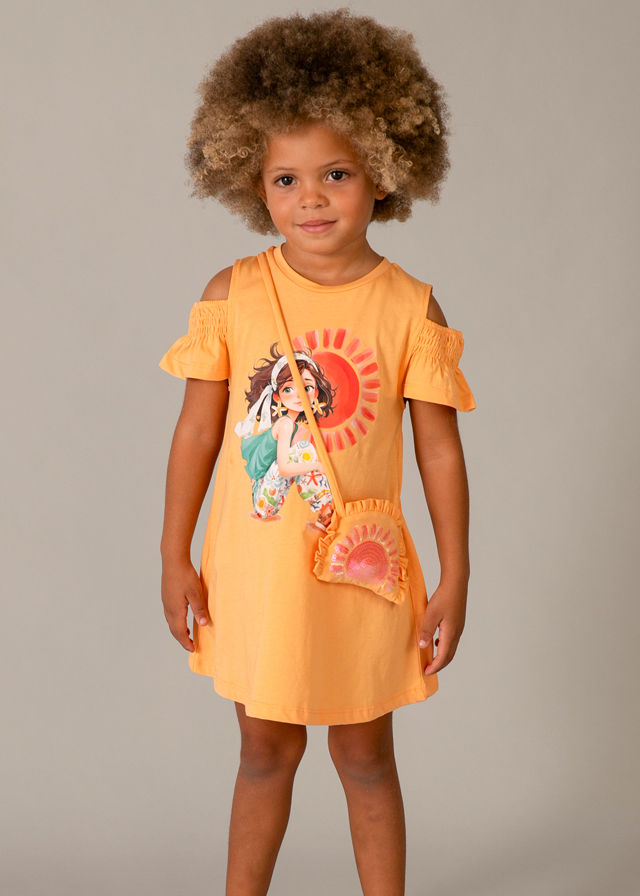 Mayoral 3941 Sunshine Dress and Hand Bag Set