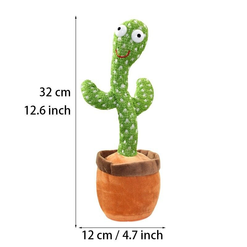 Miniatura: Dancing Cactus Plush Toy Doll Electronic Recording Shake With Song Funny Gift US
