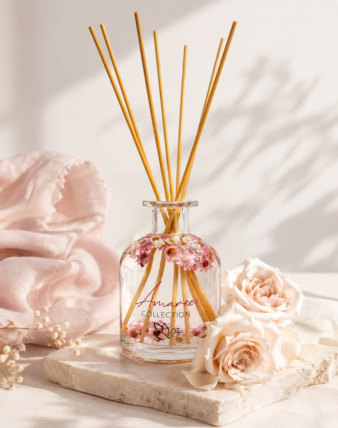 Sheer Lilly & White Rose Reed Diffuser
