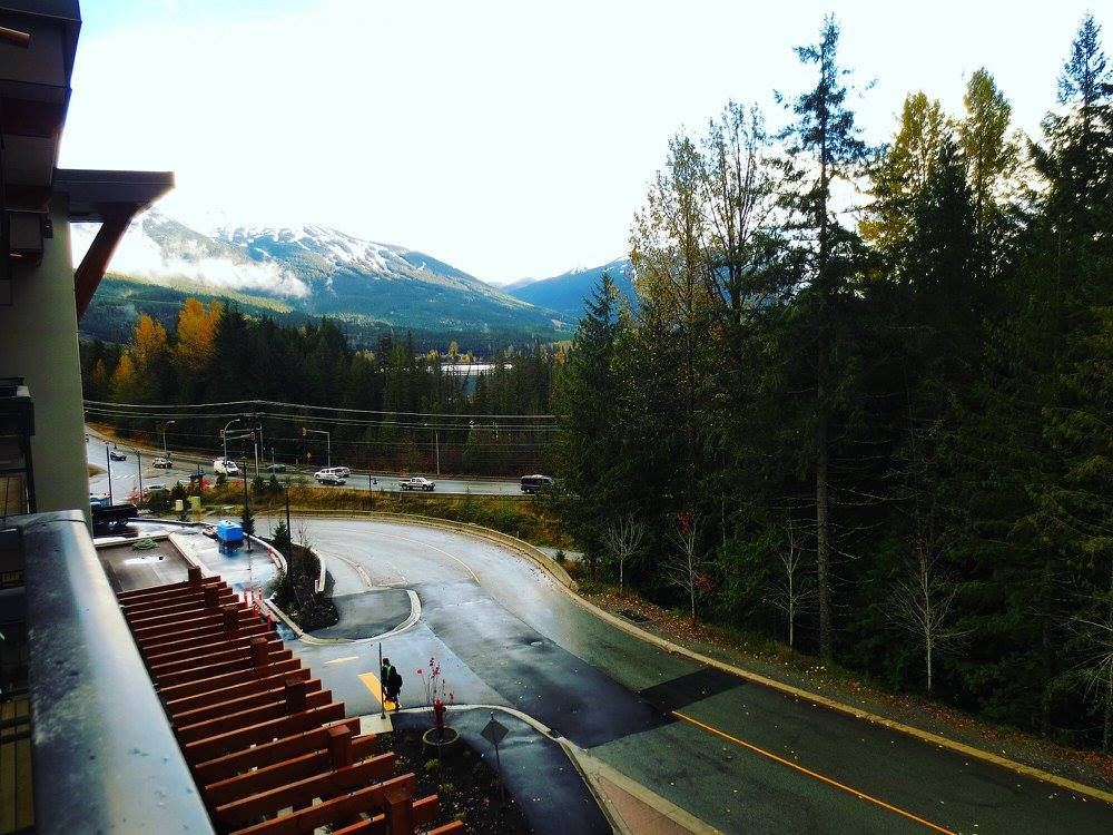 Mountain view from Balcony in Rainbow, rainy day