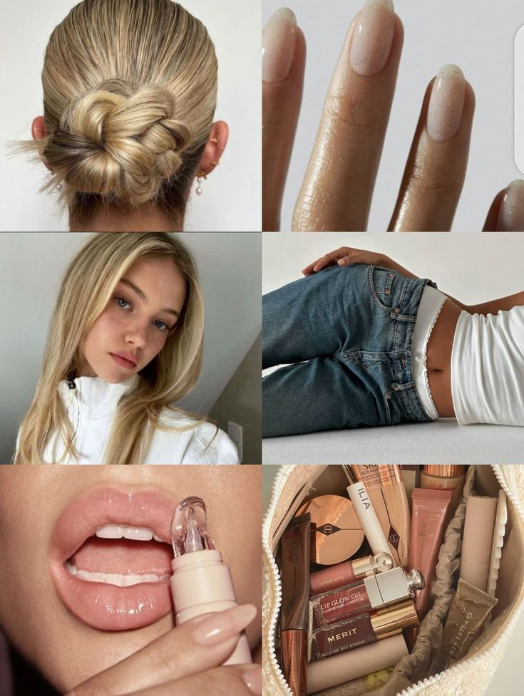 An example of "Clean Girl Aesthetic" according to Pinterest (@nisayyy)