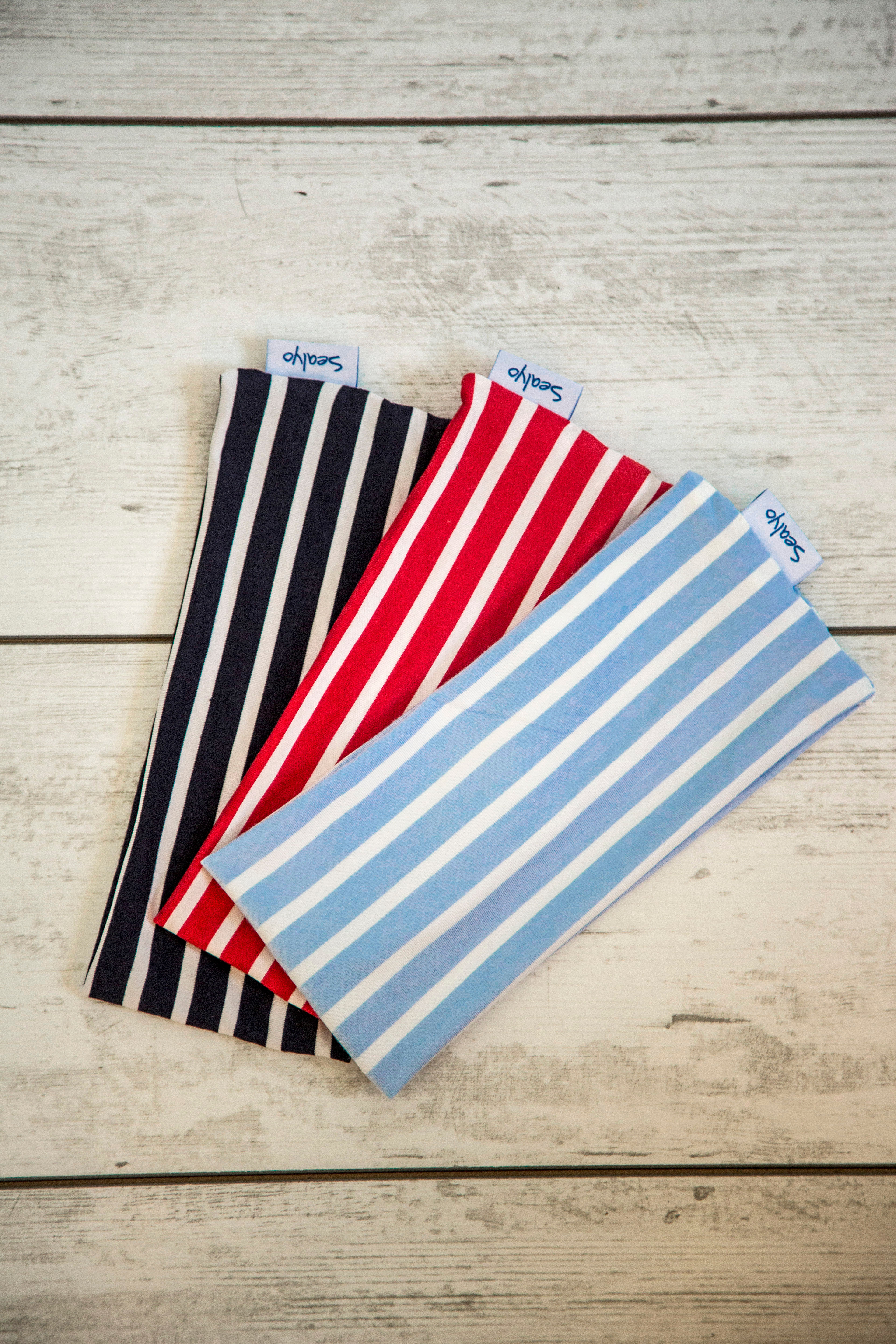 Wide Nautical Headbands – Striped, Stylish & Stretchy ⚓🌞