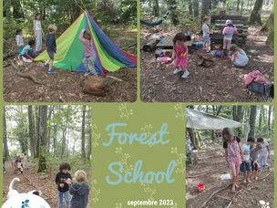 C'est aussi la rentrée en Forest School