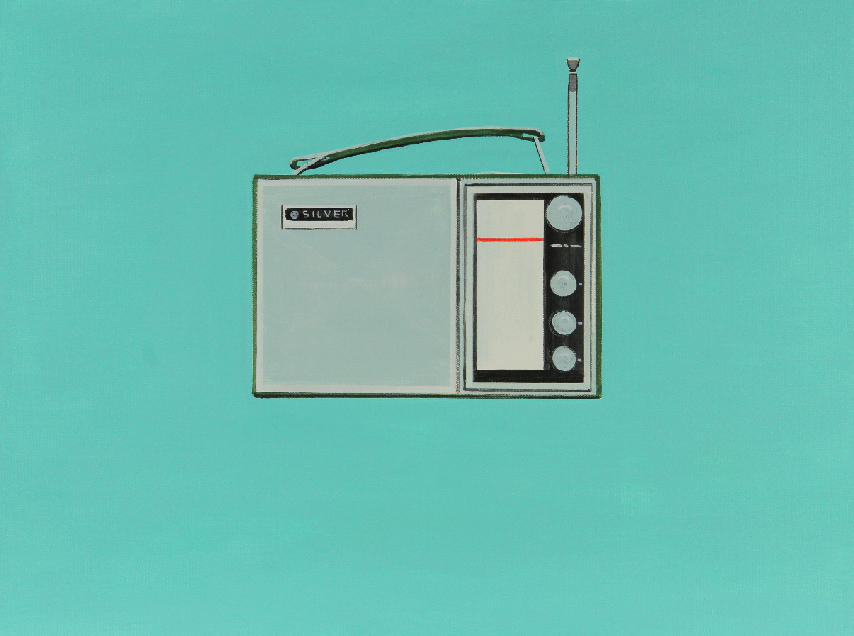 '60s Silver Transistor Radio