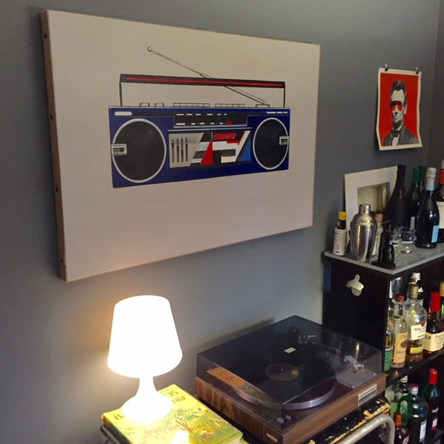 Thumbnail: 80s Sharp Cassette Player Painting