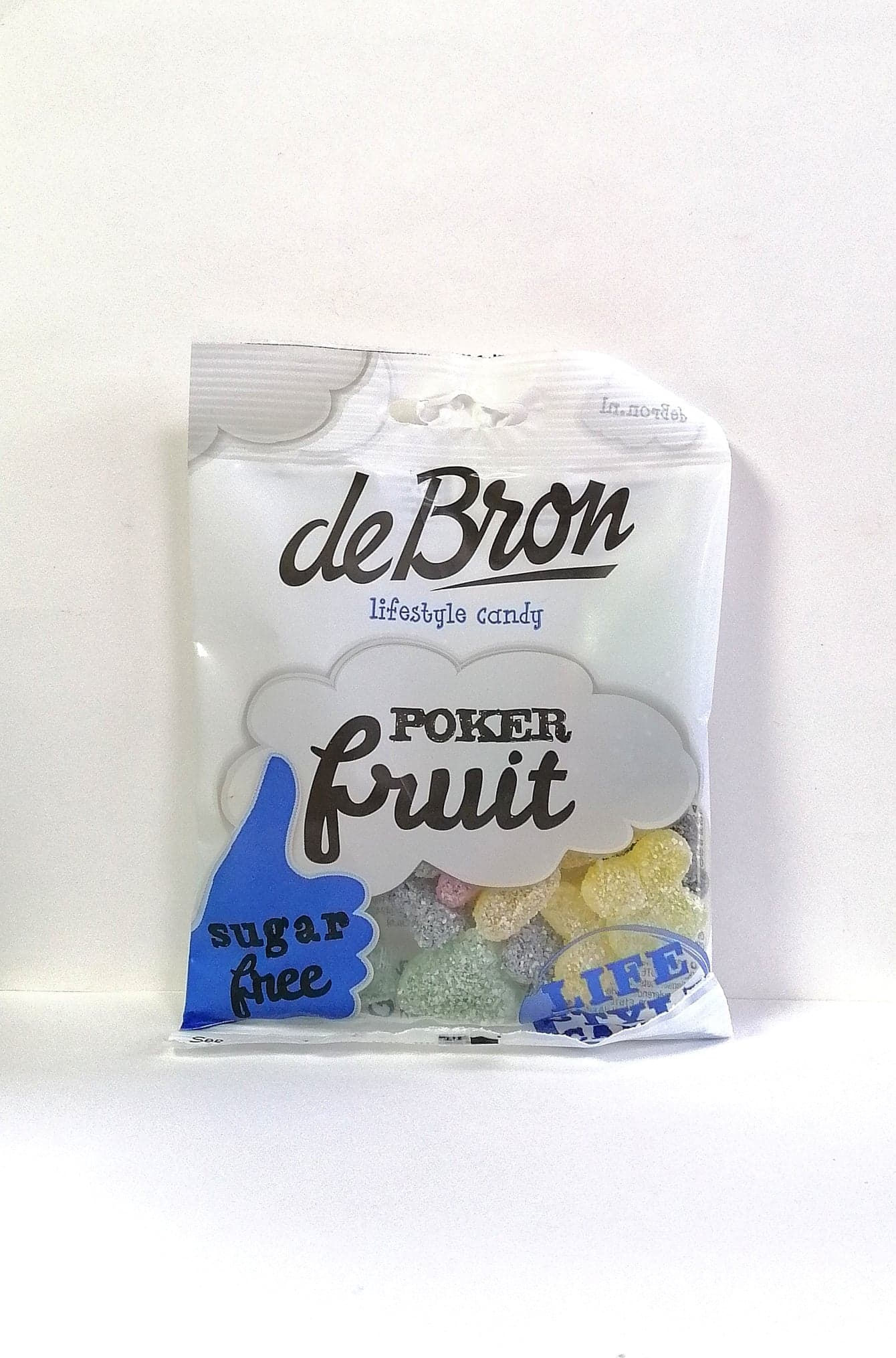 De Bron Sugar free Poker fruit Sweets 90g