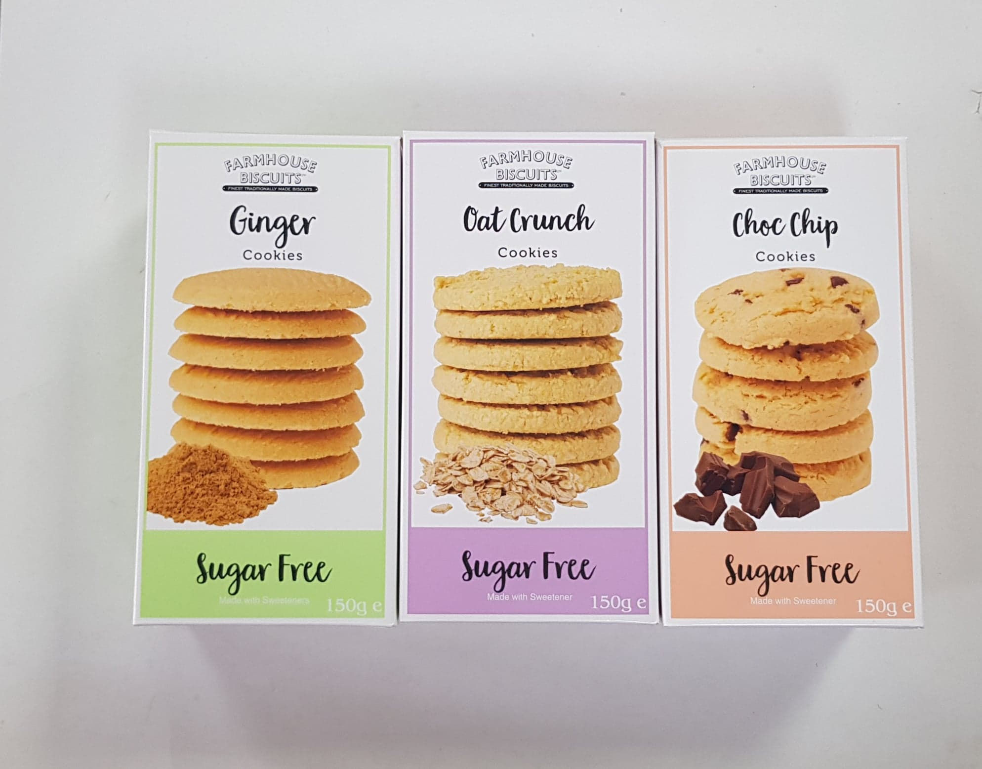 Farmhouse Sugar-Free Treat 3 in 1 Biscuits 450g