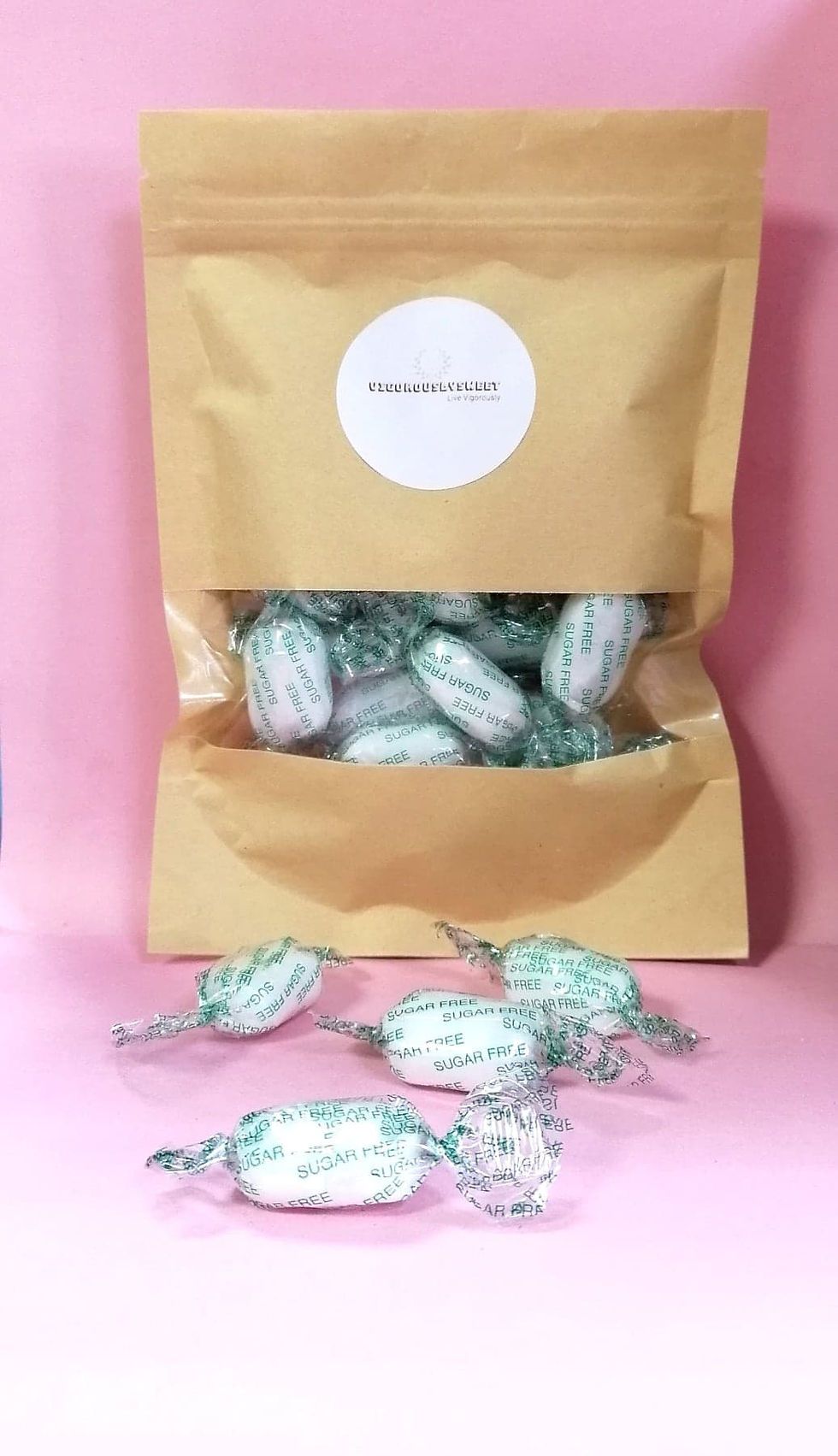 Thumbnail: Stockley Sugar Free Chocolate Mint candies Sweet Pouch