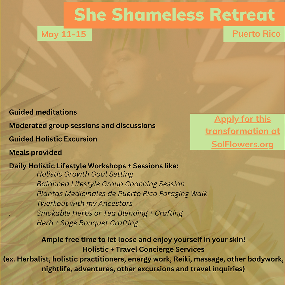 She Shameless! Retreat - Women's ReDiscovery & Rewilding Experience