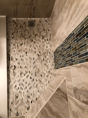 Mosaic Shower Floor