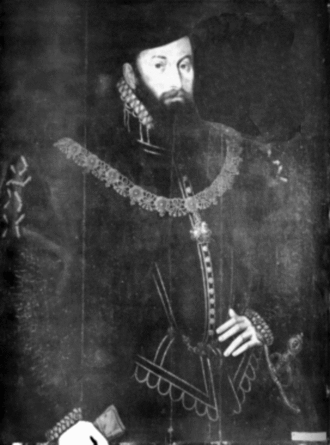 Thomas West 2nd and 11th Baron De La Warr Chamberlains of the Exchequer. Unknown Artist
