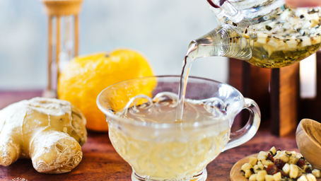 身体ポカポカ！ゆず生姜茶