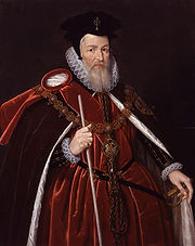 William Cecil, 1st Baron Burghley  attributed to Marcus Gheeraerts the Younger 1585