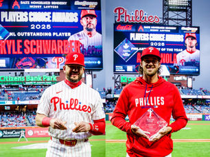 Schwarber, Nola receive Players Choice Awards