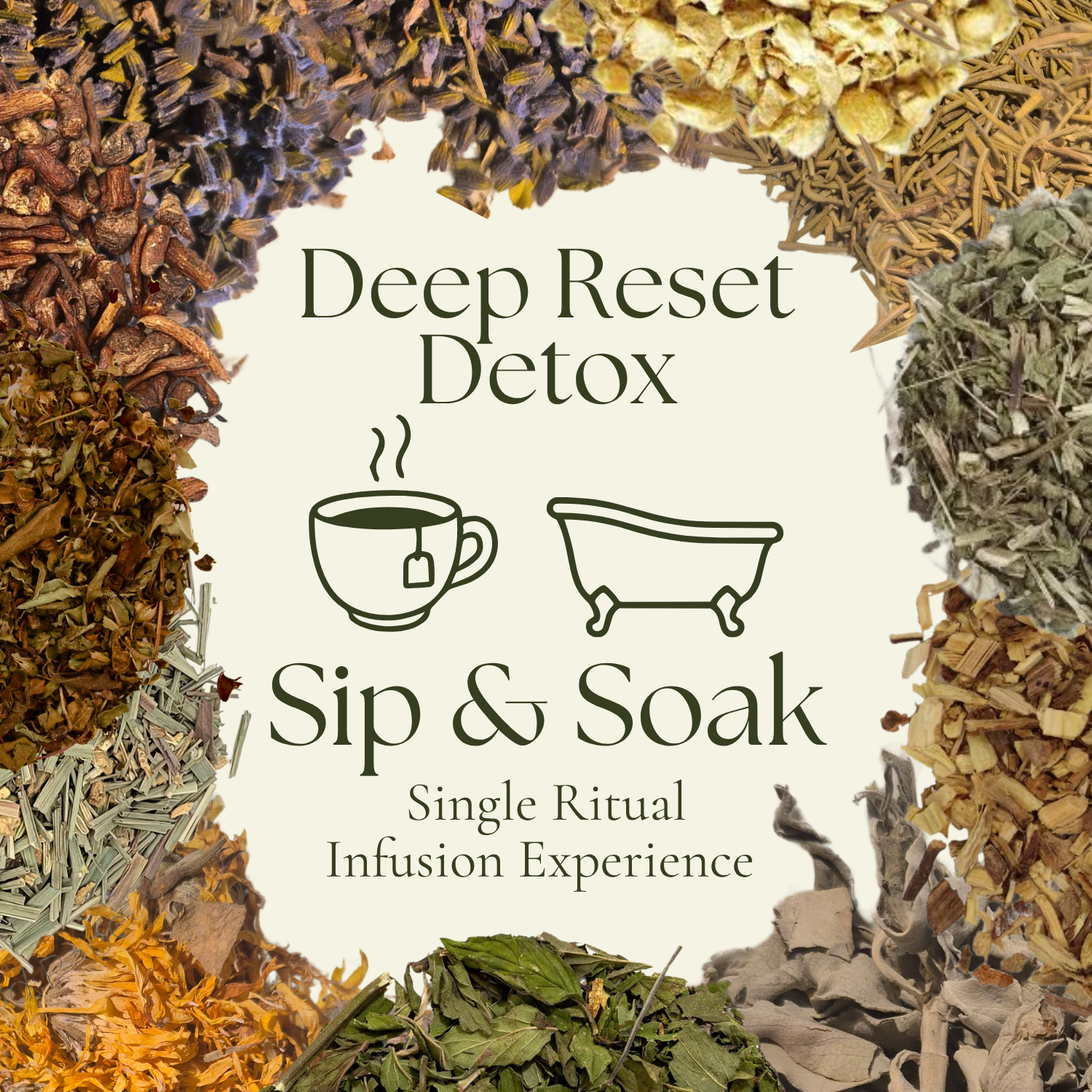 Deep Reset Detox | Sip & Soak | Single Ritual Experience