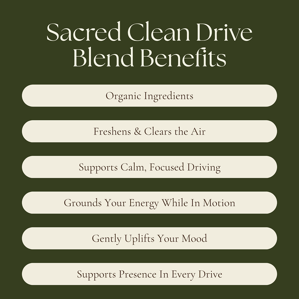 Thumbnail: Sacred Clean Drive | Ritual for the Road | Botanical Vehicle Sachet