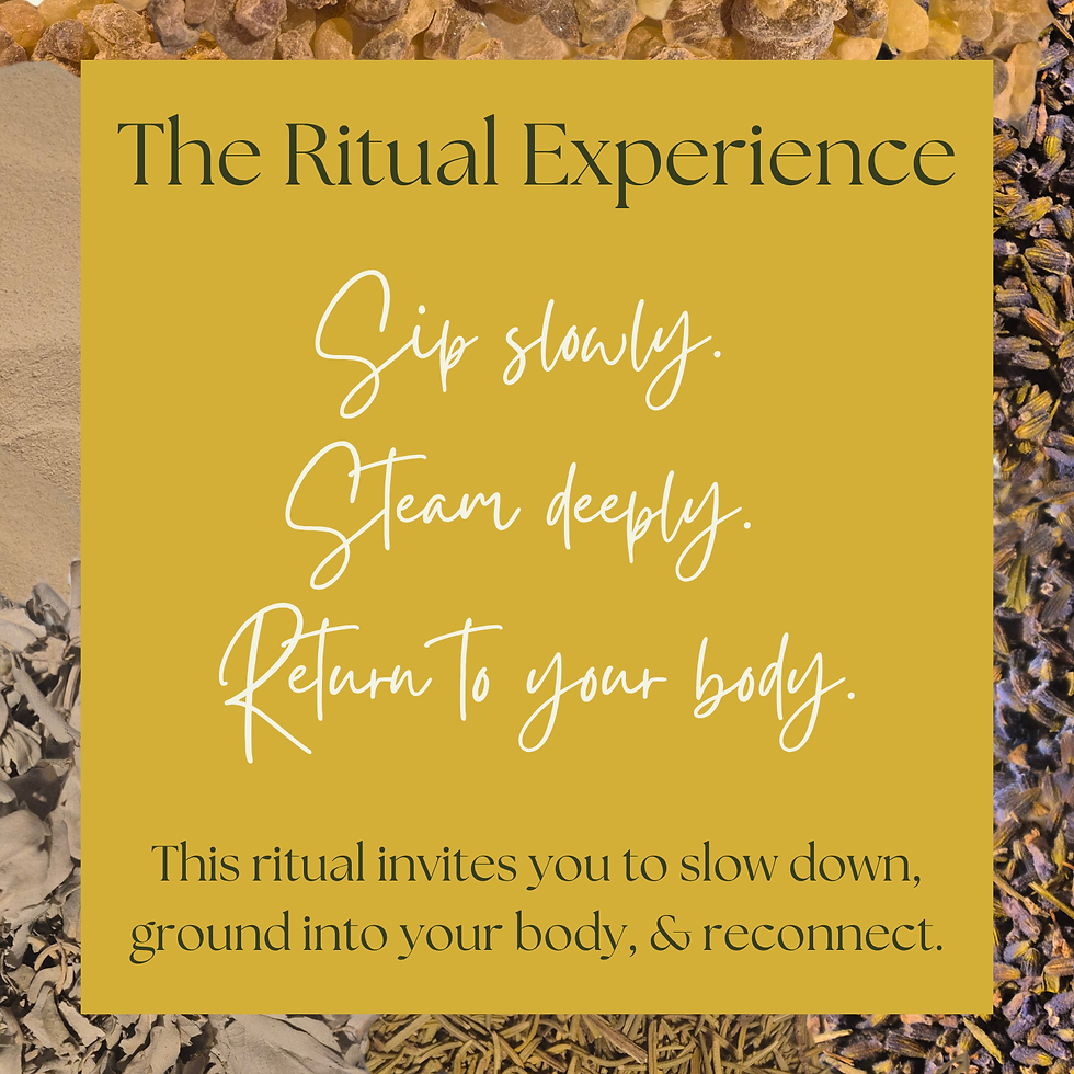 Thumbnail: Root & Restore | Sip & Steam | Single Ritual Experience