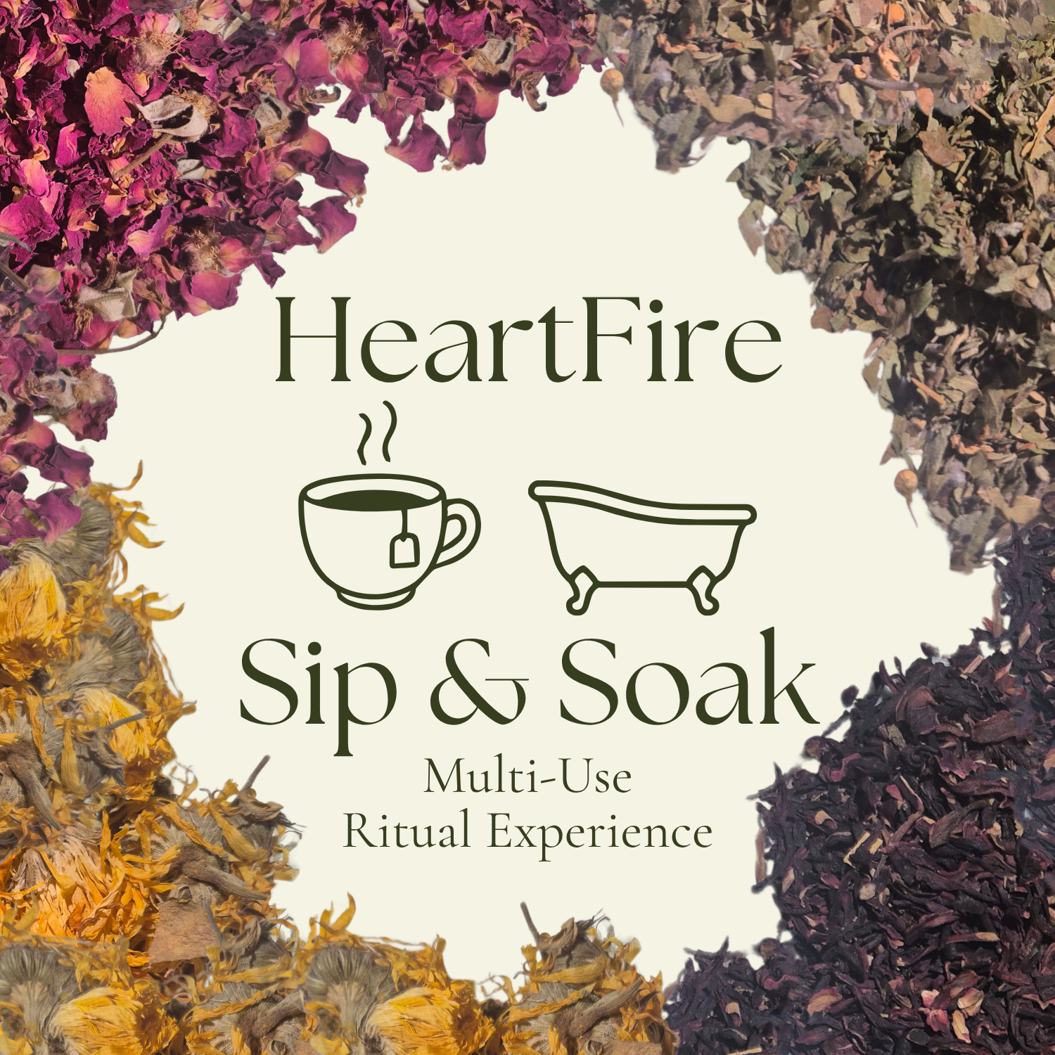 HeartFire | Sip & Soak | Multi-Use Ritual Experience