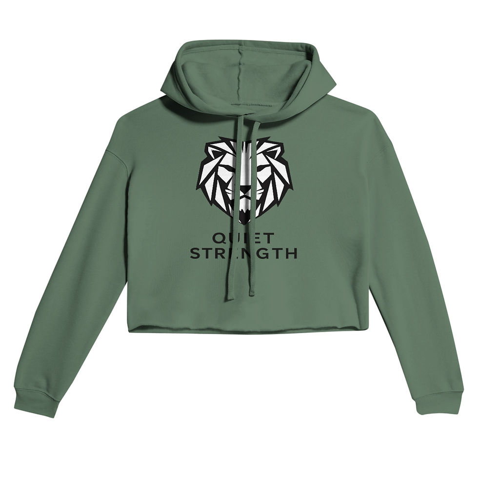 Thumbnail: HILLBASH Women's Cropped Hoodie | Bella + Canvas 7502