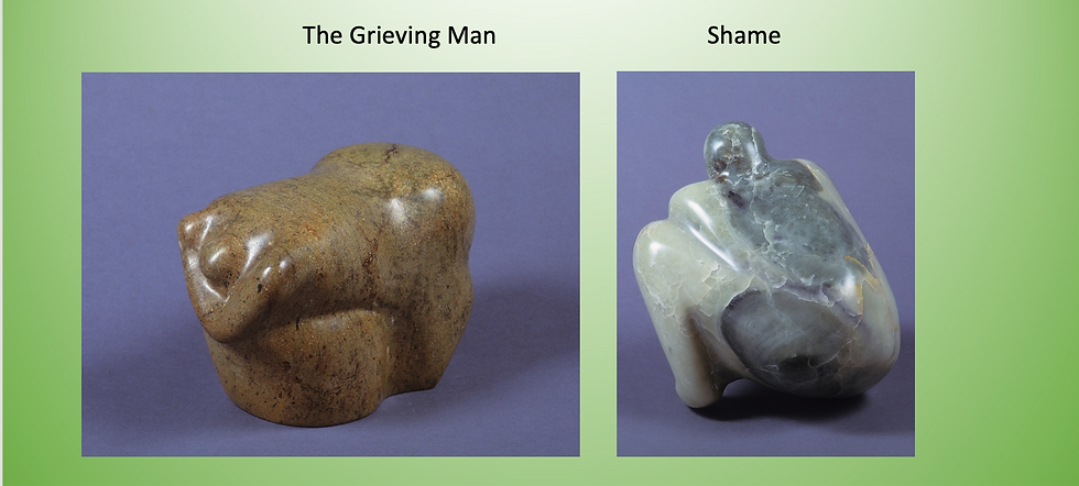 During my midlife, I experienced severe losses. I began to carve stones to help me express what I was feeling.