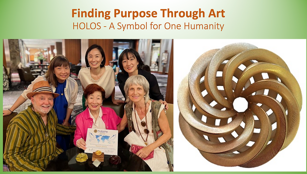 We traveled to Japan and presented our 2024 Awakening Peace Award to Masami Saionji. She and family are the force behind the May Peace Prevail on Earth Peace Pole movement, and so much more.