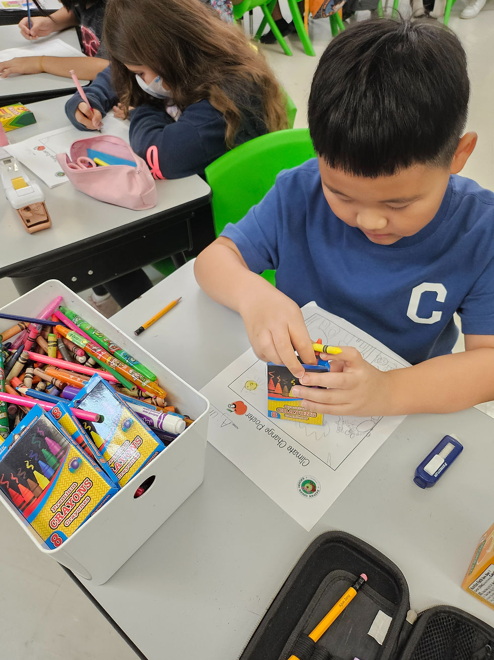 Drawing a Greener Future: Saipan Green Heroes Launches with 4th Grade Climate Creatives