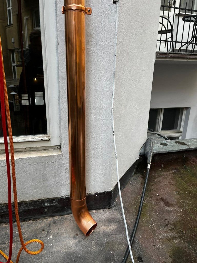 Výměna žlabů a svodů