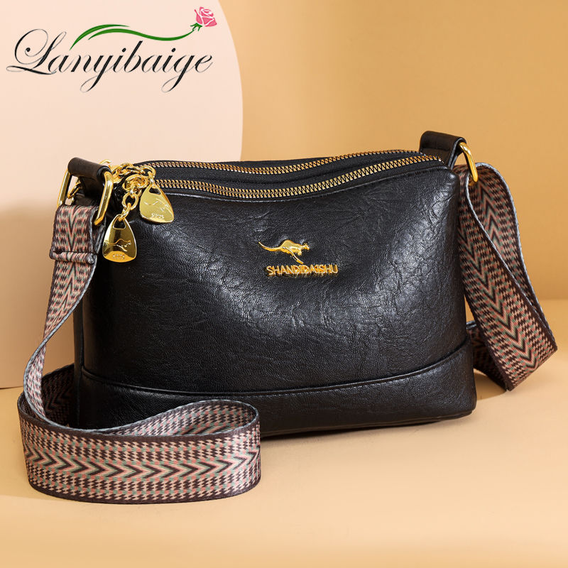 100% Cow Leather High Quality Handbag Purse Women Bag Trend Luxury Designer Shou