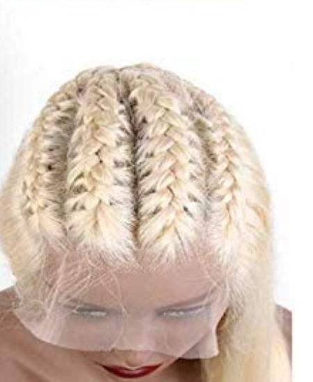 Miniature : Perruque blonde 13x4 16 pouces avec bande180 densité 