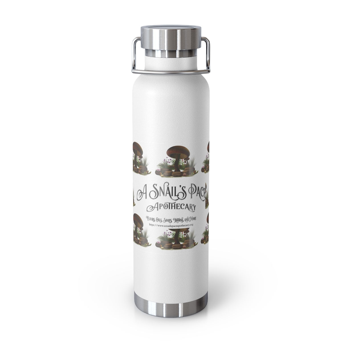 Multi Mushroom Copper Vacuum Insulated Bottle, 22oz