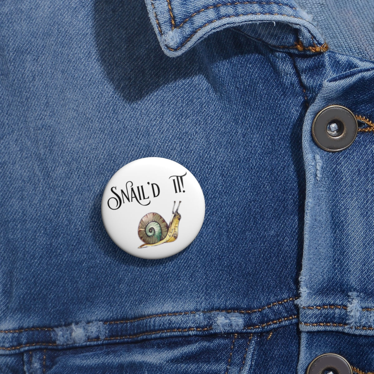 Snail'd It! Pin Buttons