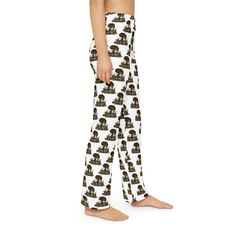 Thumbnail: Mushroom Kids Pajama Pants (AOP)