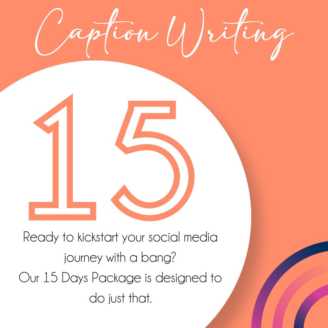 15 Caption Package: Ignite Your Social Media Presence