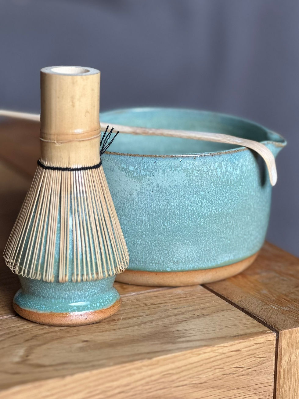 Thumbnail: Handmade Ceramic Matcha Set – Various Glazes