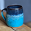 Thumbnail: Handmade Ceramic Mug - Ocean Blue Glaze