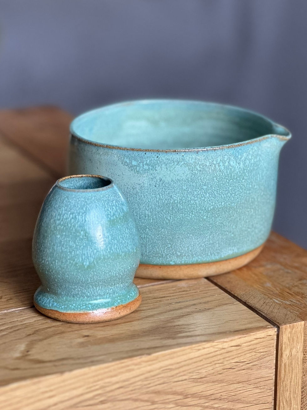 Thumbnail: Handmade Ceramic Matcha Set – Various Glazes